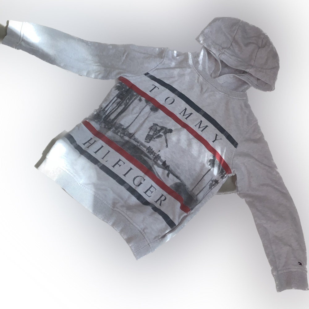 Tommy Hilfiger pullover hoodie , size M (8-10 years old) best for 8 year old